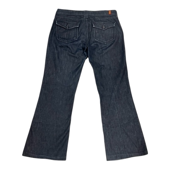 7 For All Mankind Indigo Boot Cut Jeans - Picture 2 of 10
